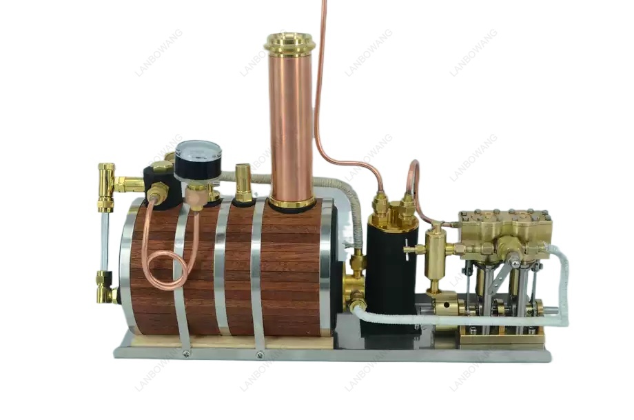 Model Kit Engine - Two-Cylinder Reciprocating Steam Engine Power Group