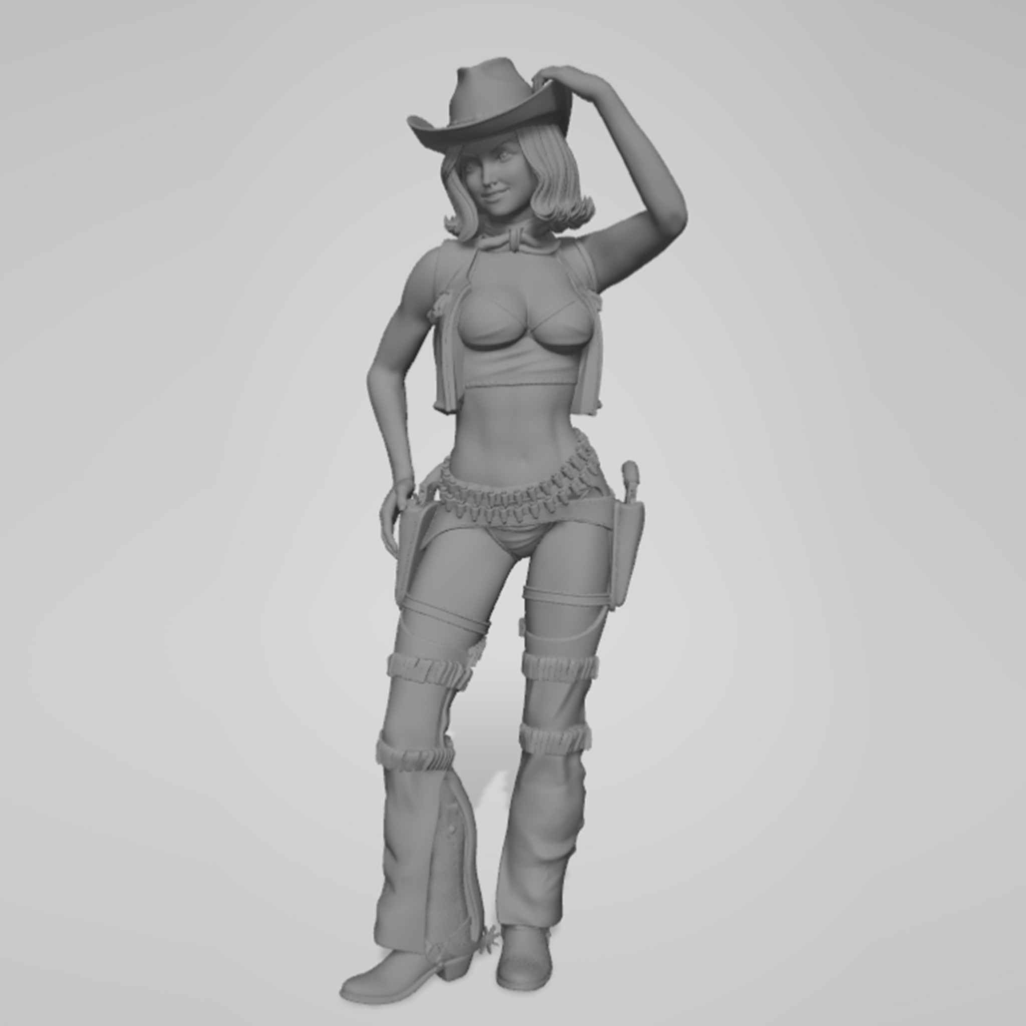 1/24 1/18 1/12 cowboy girl Una - Model Kit Anime Girl ulasan dan harga