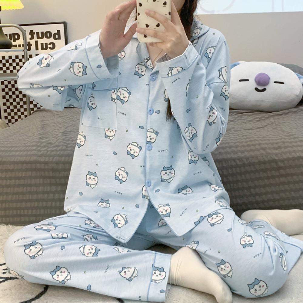 Cute Pajamas Set Anime Chiikaw - Model Kit Anime Girl ulasan dan harga