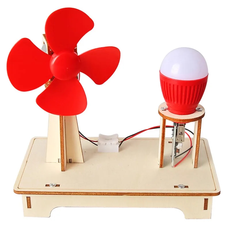DIY Wooden Wind Turbine Model  - Model Kit Fantasy ulasan dan harga