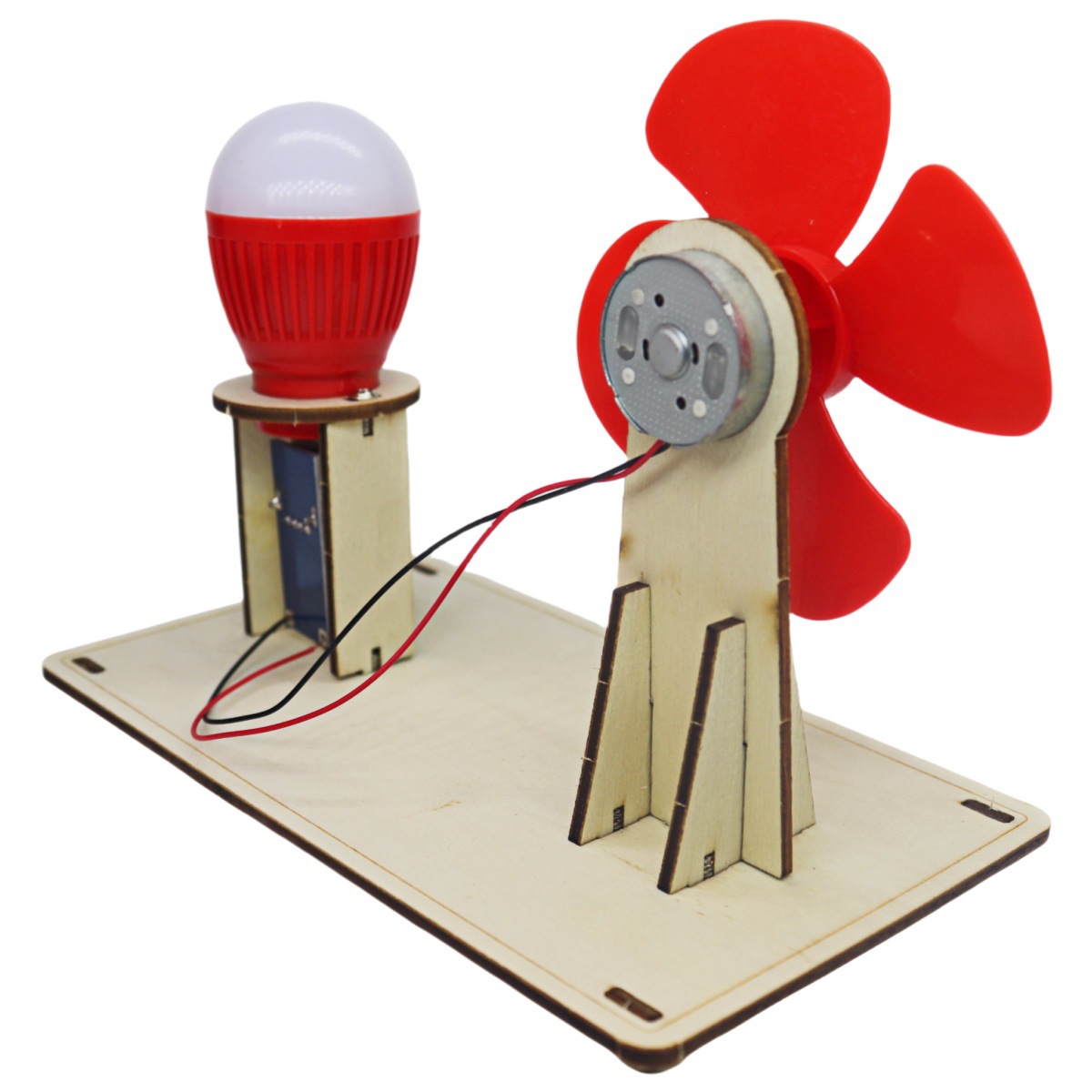 DIY Wooden Wind Turbine Model  - Model Kit Fantasy ulasan dan harga