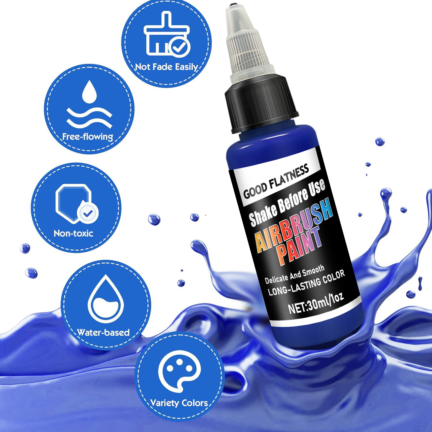 Airbrush Acrylic Paint Set 12  - Paint Model Kit ulasan dan harga